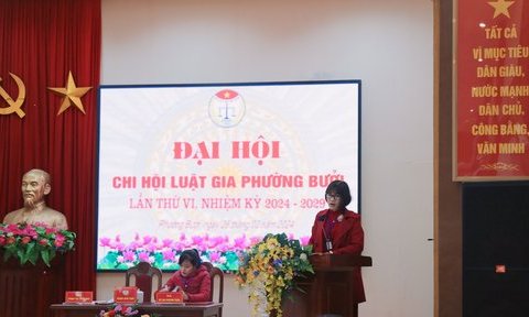 Đại hội Chi hội Luật gia phường Bưởi nhiệm kỳ 2024