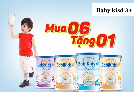 Sữa Dinh Dưỡng BabiKids A+ - Công thức bổ sung dinh dưỡng đầy đủ được các chuyên gia dinh dưỡng khuyên dùng